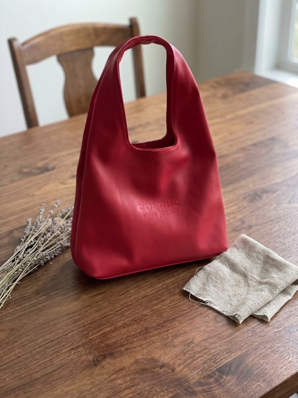 Kylie jenner Cosmic Red Soft Tote